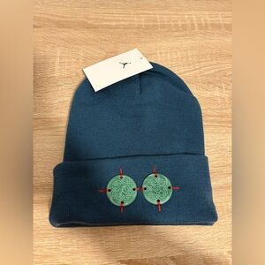 Jordan x clot beanie navy blue new with tags